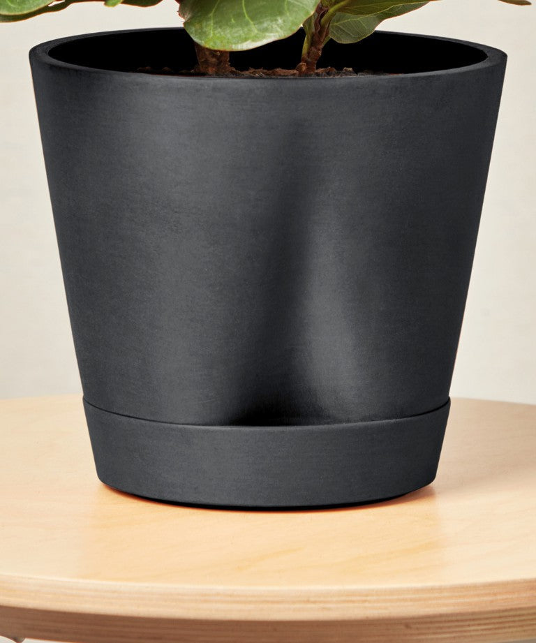 self watering charcoal pot